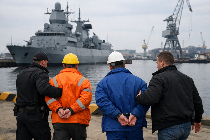 Sabotage an deutschen Kriegsschiffen: Zwei Hafenarbeiter in Hamburg festgenommen – Ermittlungen zu ausländischer Einflussnahme laufen