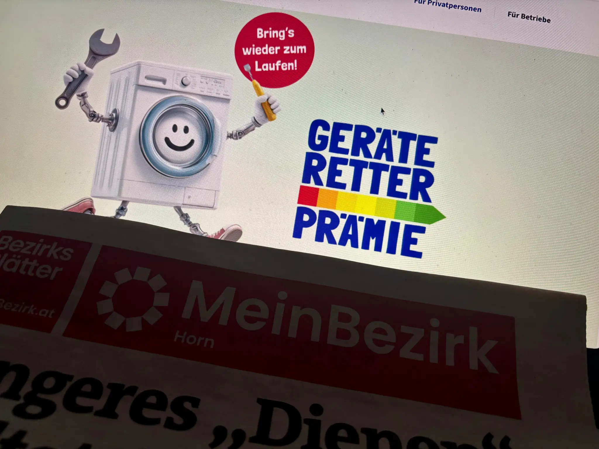 Reparieren statt Wegwerfen: Geräte-Retter-Prämie in Horn fördert nachhaltige Reparaturen
