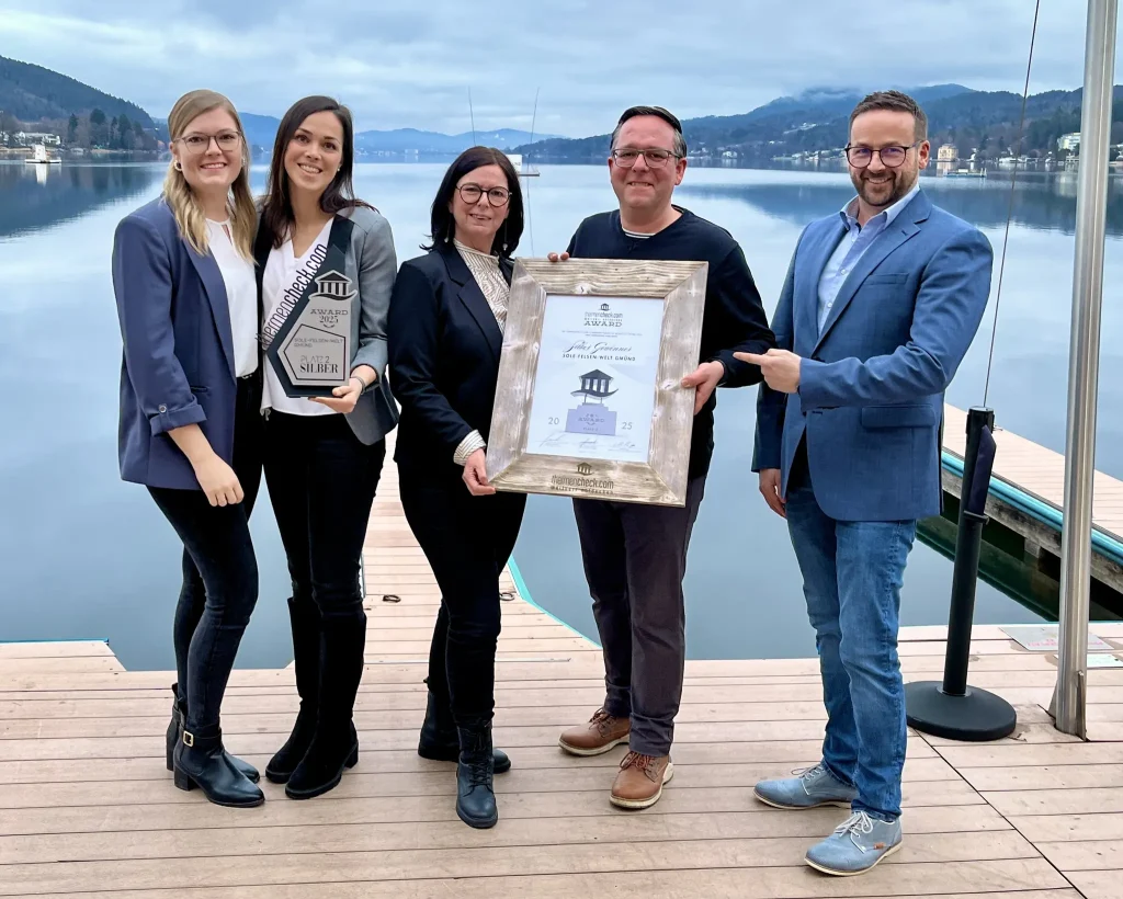 Sole Felsen Welt in Gmünd gewinnt Silber beim Thermencheck-Award 2025